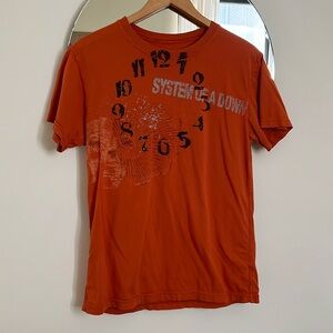 Vintage system of a down SOAD T-shirt shirt MEDIUM 2-sided graphic